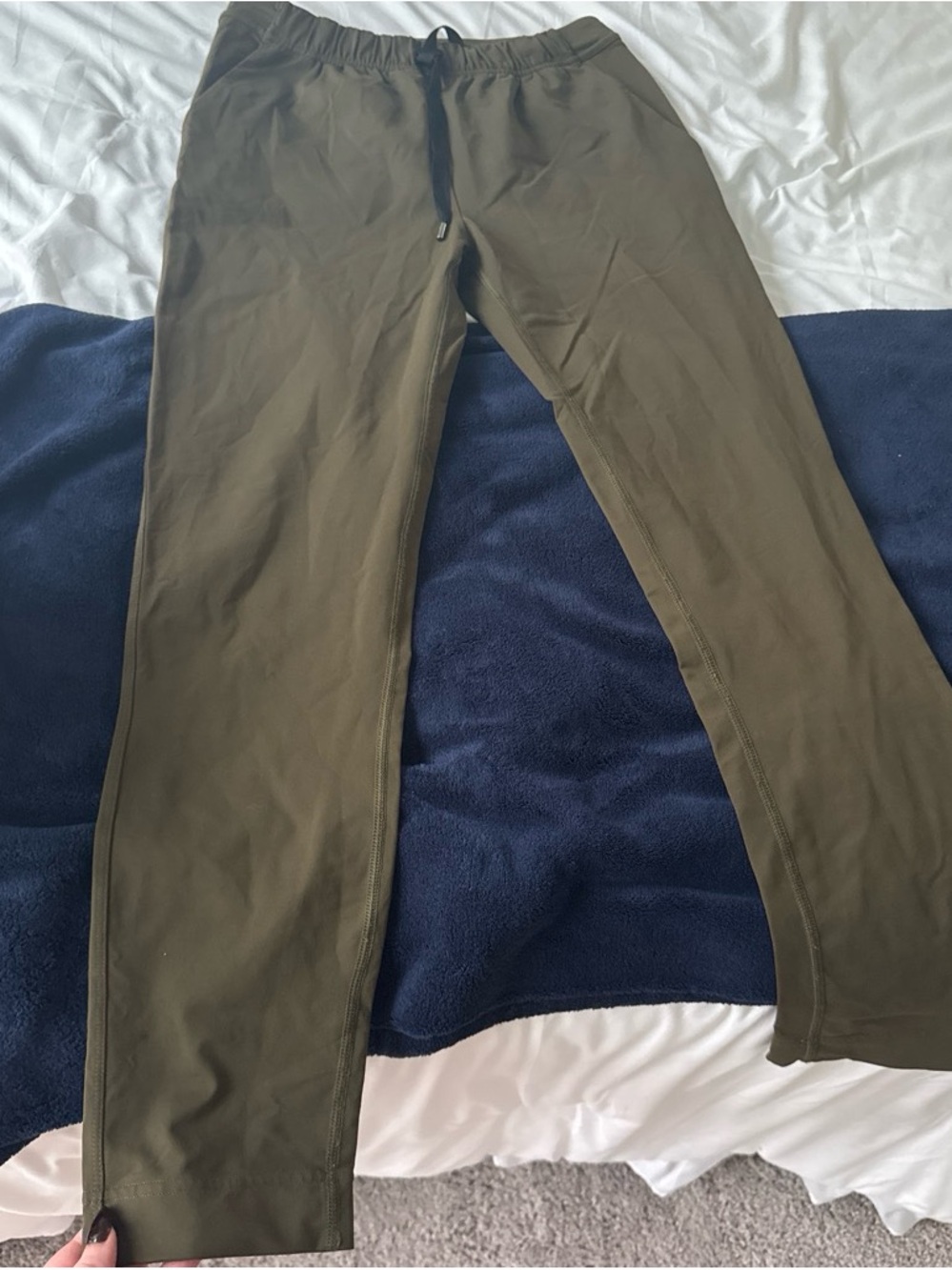 lululemon athletica Olive Green Drawstring Leggings